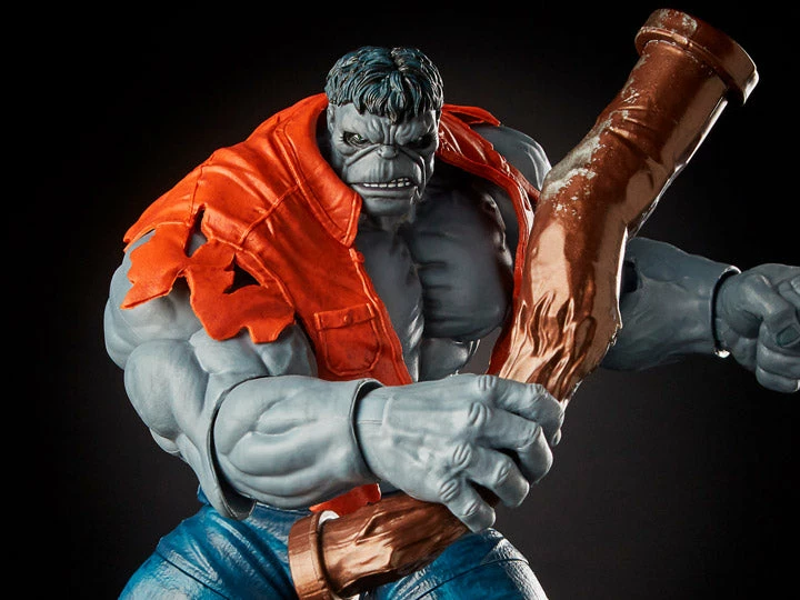 Hasbro Marvel Legends 80th Anniversary Marvel Comics The Incredible Hulk - Grey - Image 4