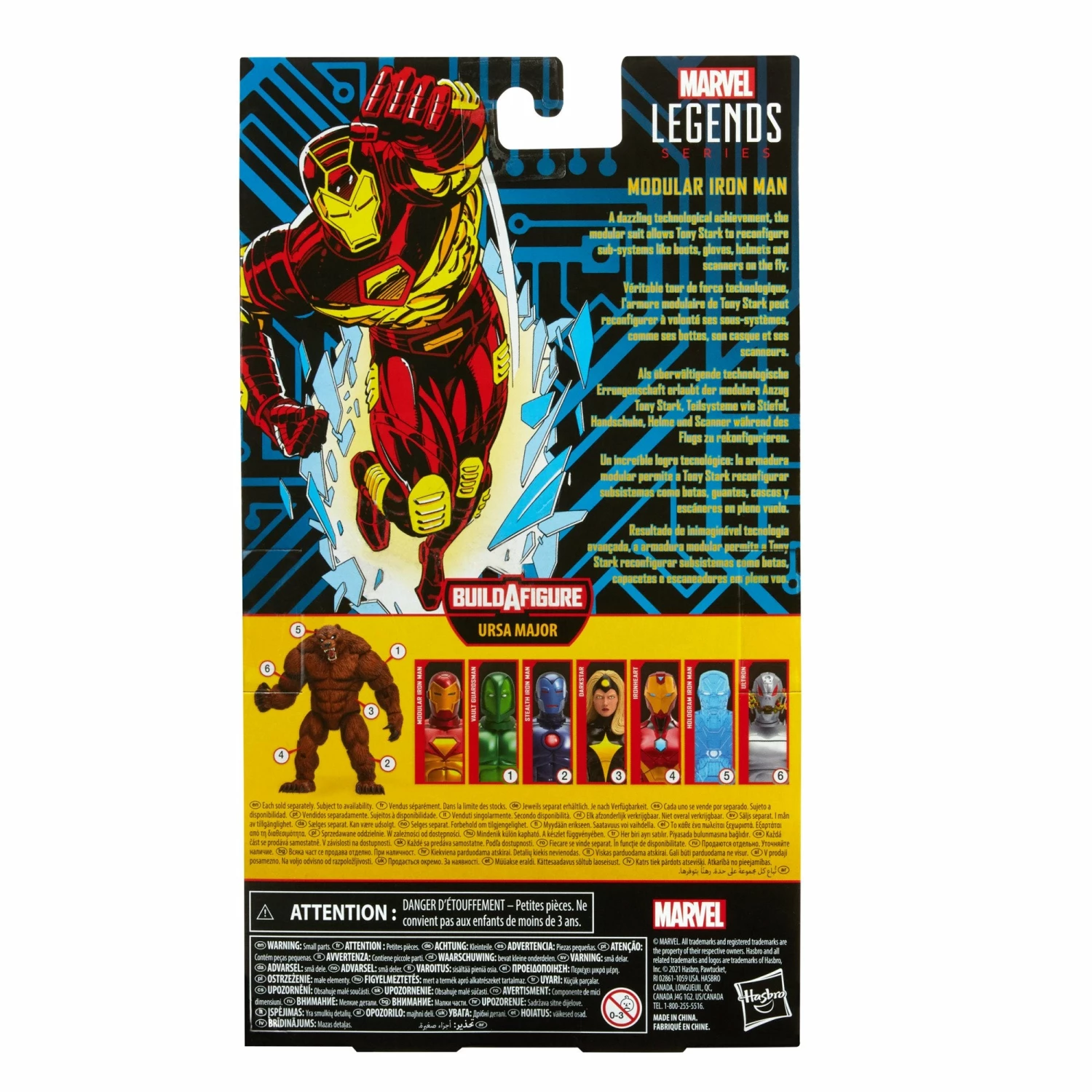 Hasbro Marvel Legends Series Modular Iron Man (Ursa Major BAF) - Image 8