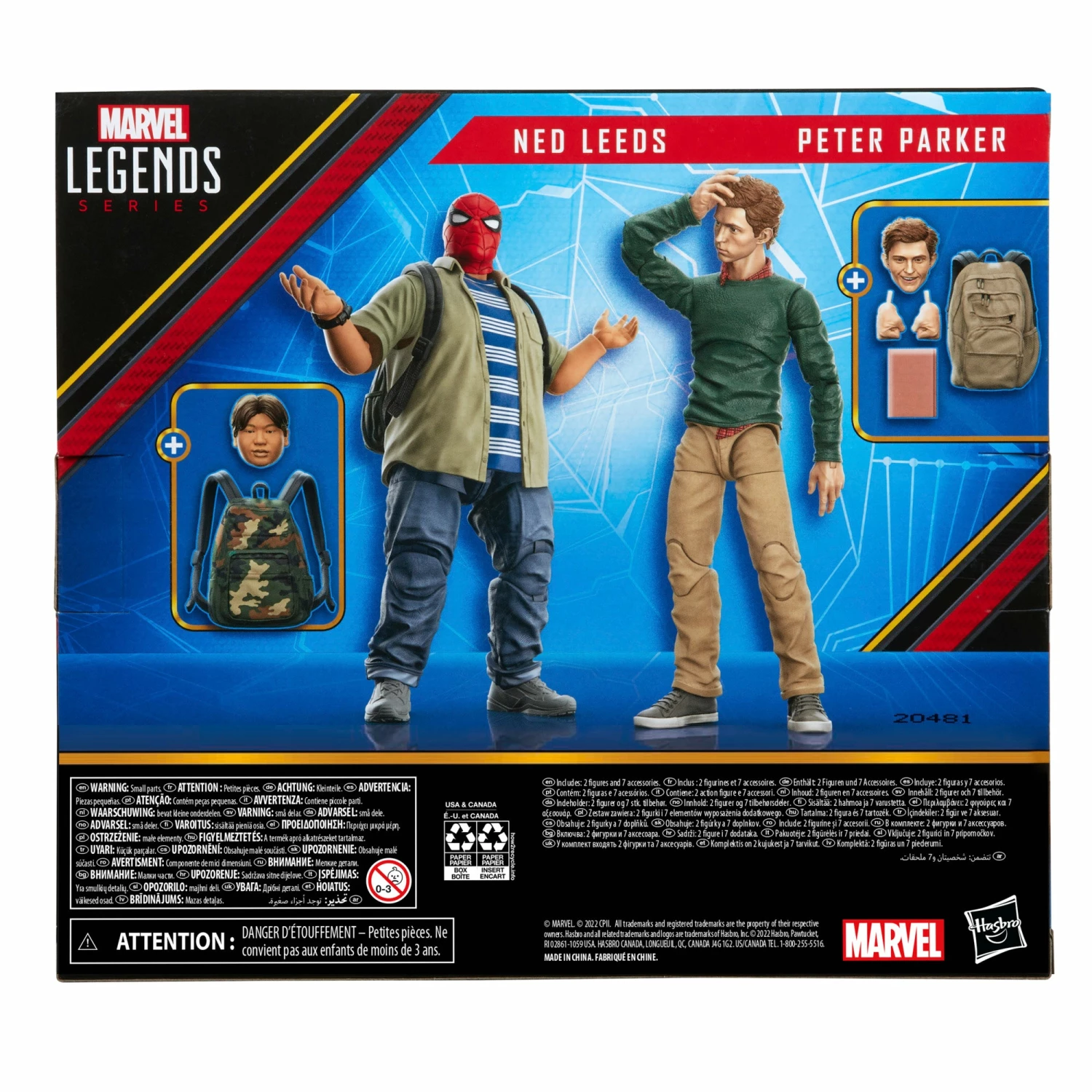 Hasbro Marvel Legends Peter Parker And Ned Leeds 2-Pack - Image 14