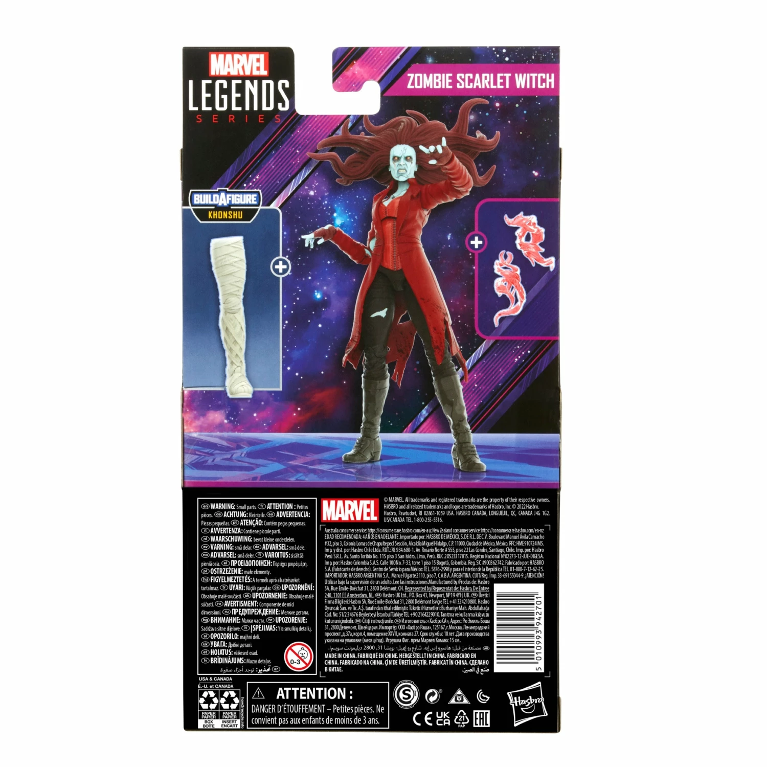 Hasbro Marvel Legends What If Zombie Scarlett Witch - Image 6