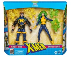 Hasbro Marvel Comics 80th Anniversary Marvel Legends Havok & Polaris Two-Pack