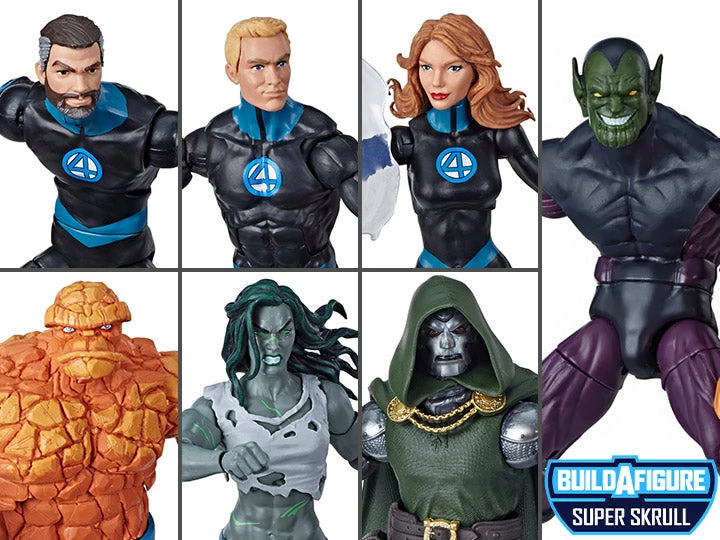 Hasbro Marvel Legends Fantastic Four Invisible Woman (Super Skrull BAF) - Image 3