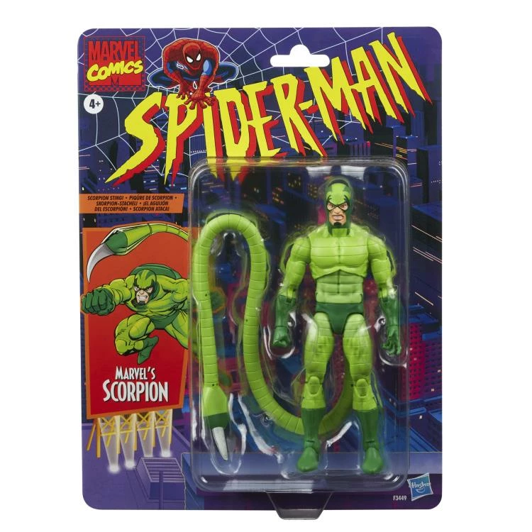 Hasbro Marvel Legends Retro Spider-Man Marvel's Scorpion - Image 2