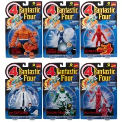 Hasbro Marvel Legends Retro Fantastic Four - Set Of 6