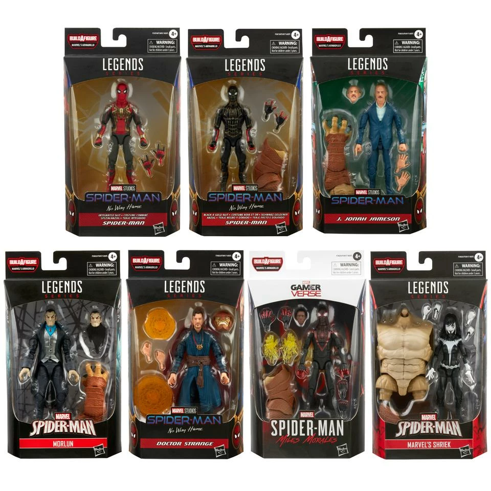 Hasbro Marvel Legends Spider-Man No Way Home Wave (Armadillo BAF)